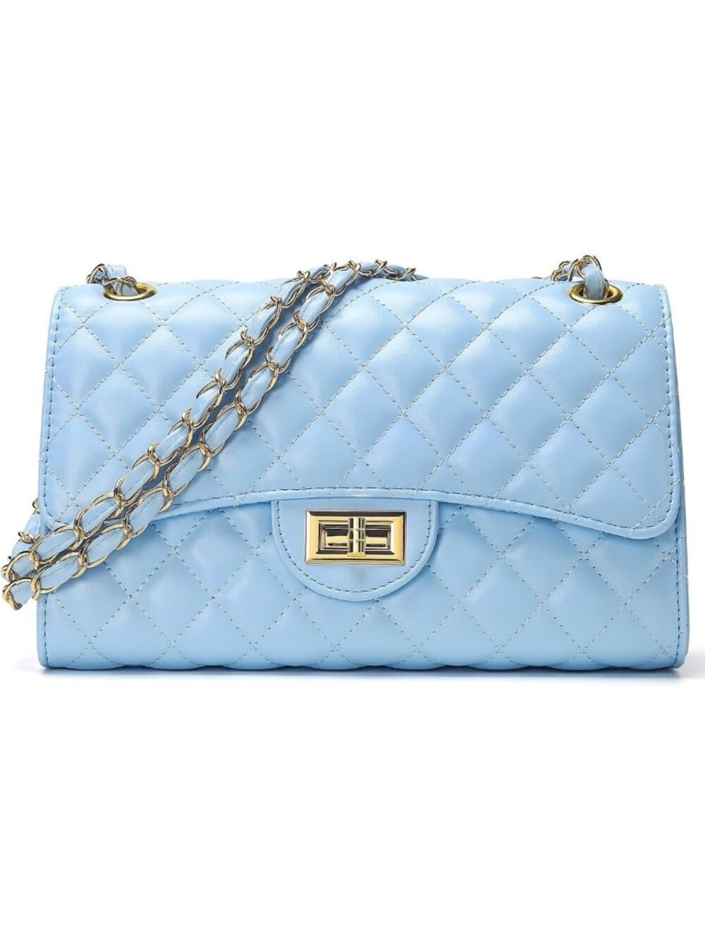 Trendy Quilted Leather Crossbody Bag for Women | Stylish Shoulder Purse with